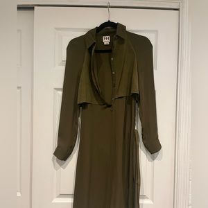 Olive green dress